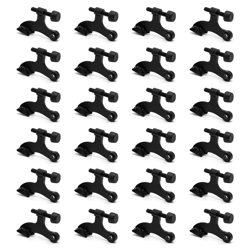 24 Pack Hinge Pin Black Door Stopper (2 2)