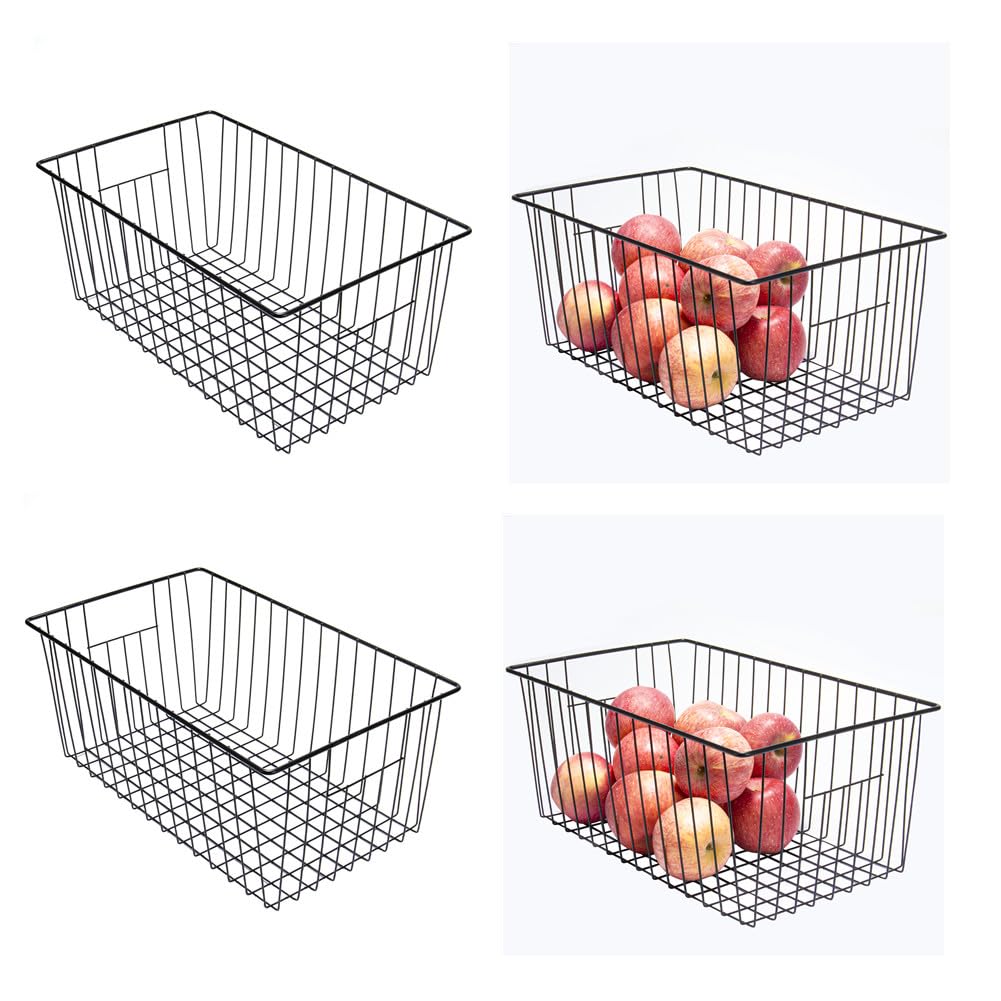 16inch Upright Freezer Organizer Baskets for 13 (4 Count)