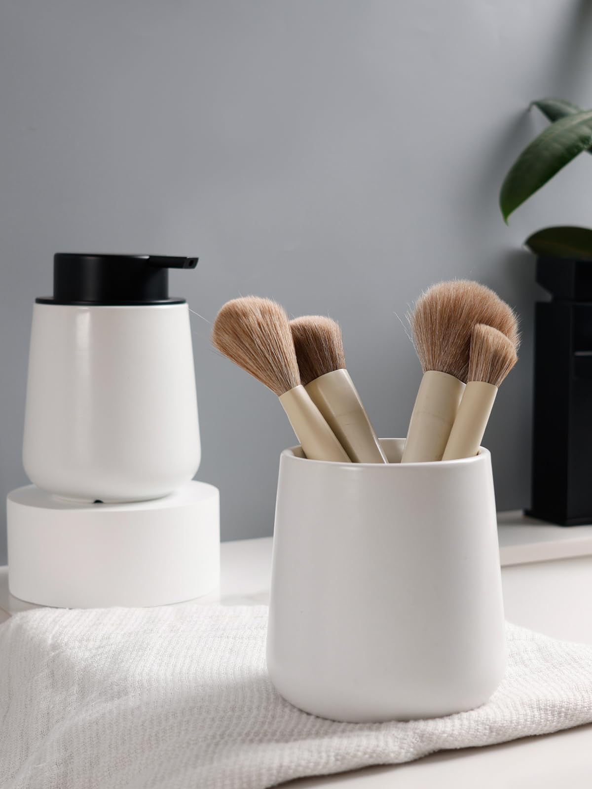 Soap and Toothbrush Holder Set