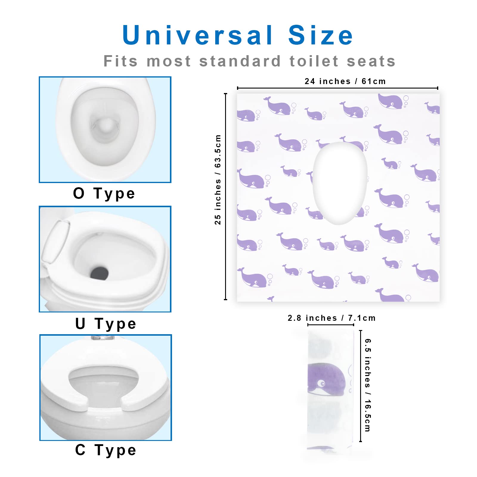 21 Pack Toilet Seat Covers Disposable