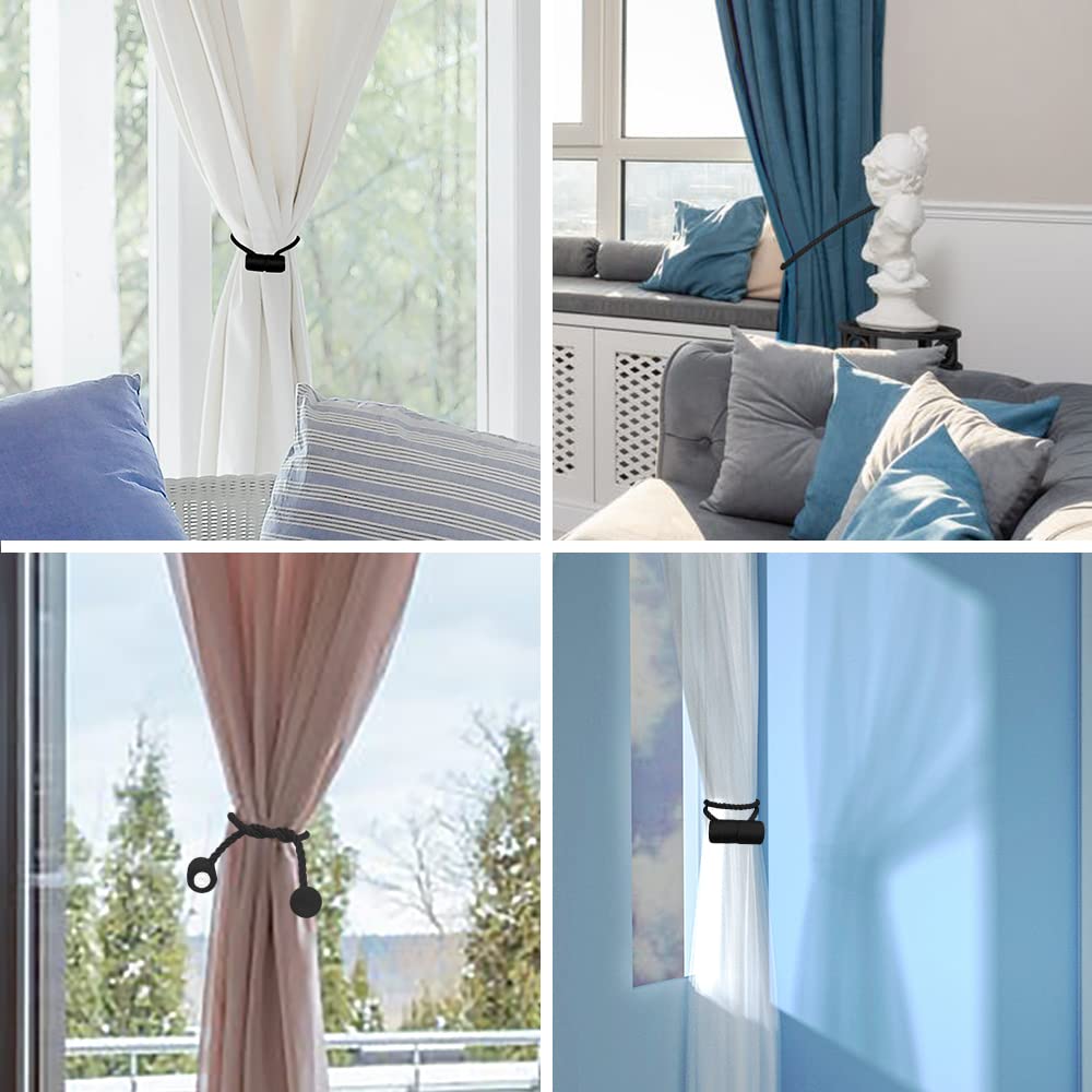 18 Inch Strong Magnetic Curtain Tiebacks (4 Count)
