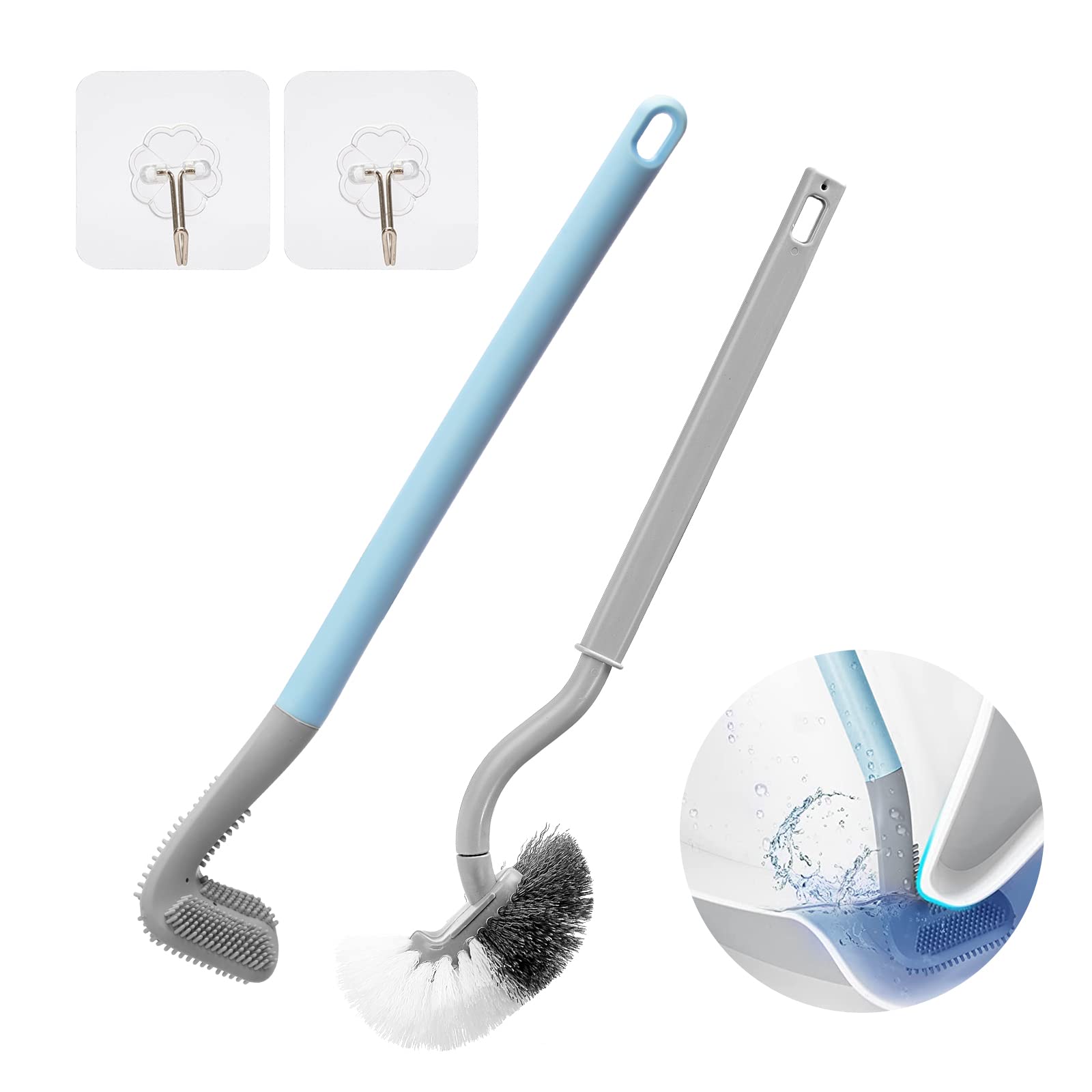 2Pcs Toilet Brush (2 Count)