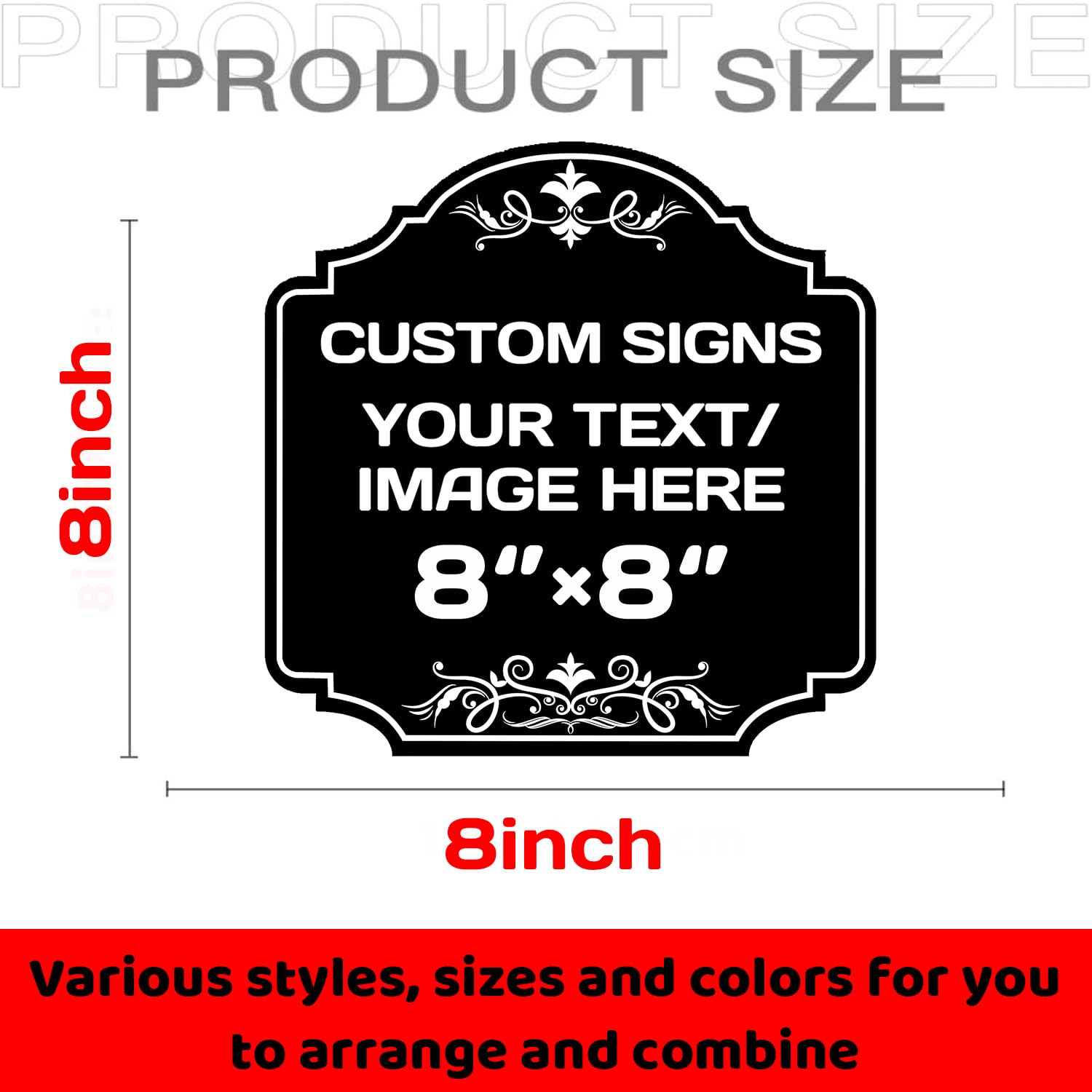 Personalized Aluminum Metal Signs