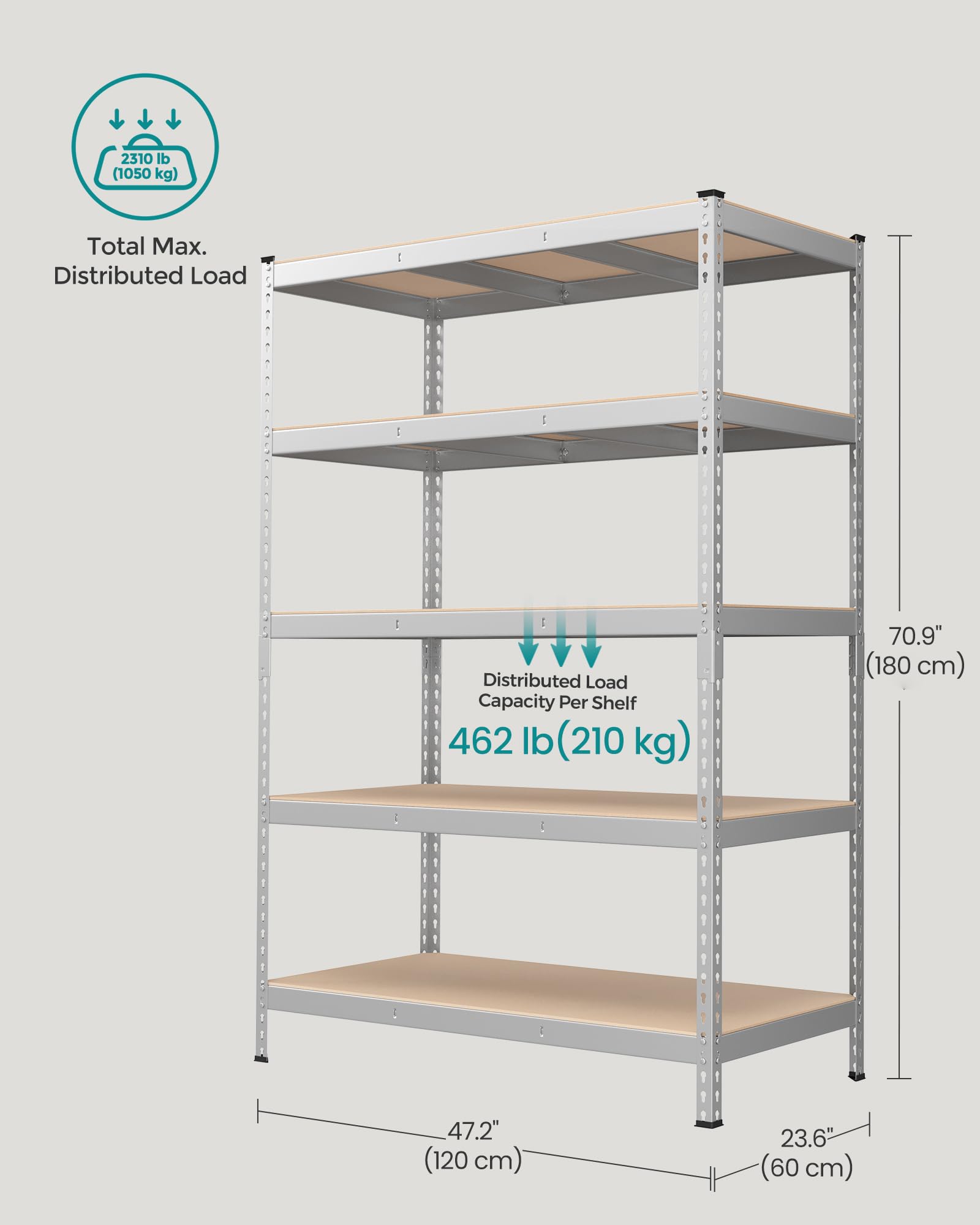 Set of 2 Boltless Assembly 5 (2 Count)