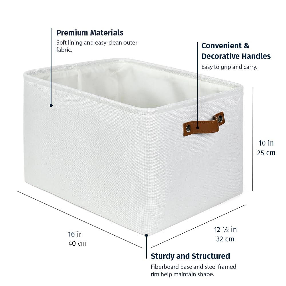 16x12.5in Storage Baskets (3 Count)