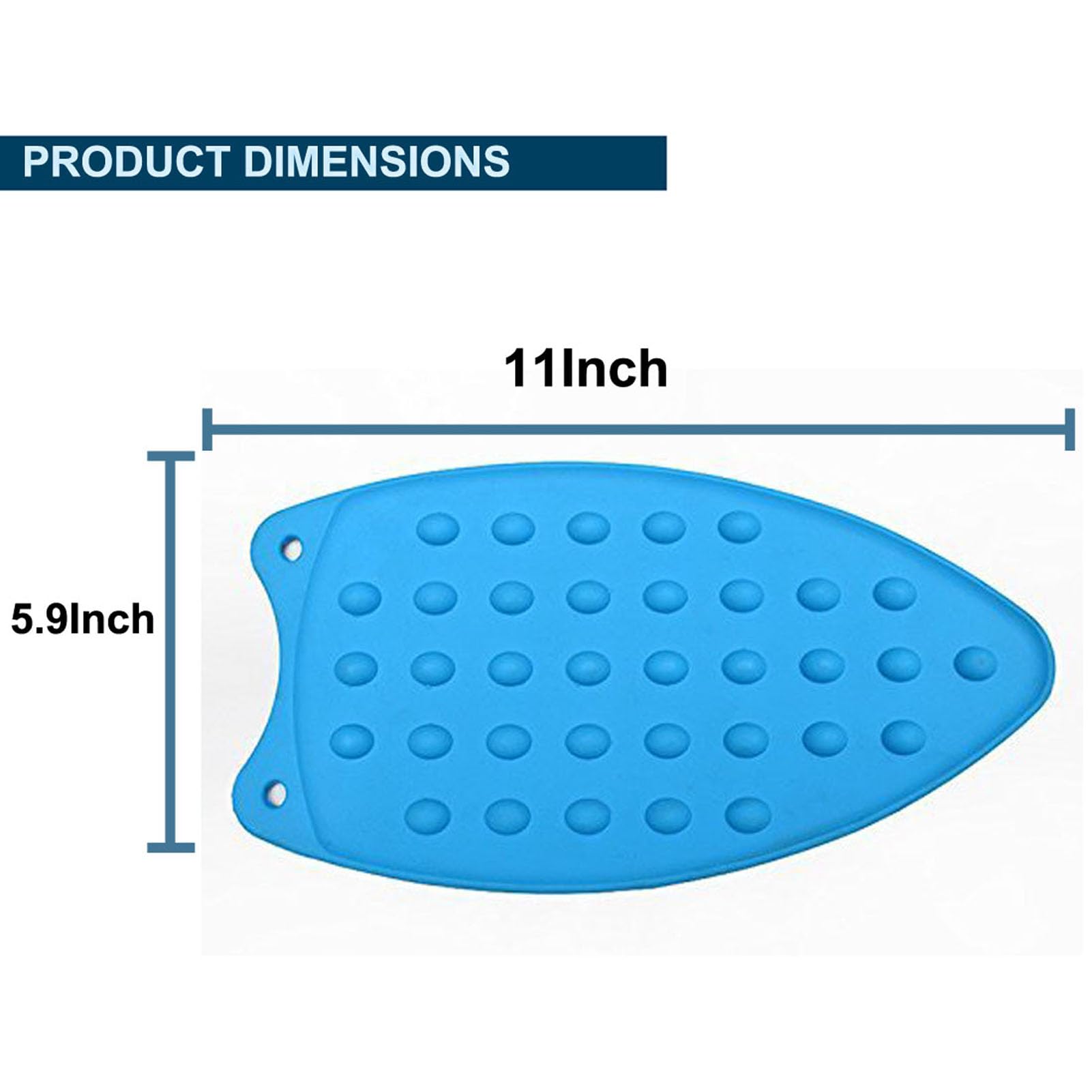 Silicone Iron Rest Pad for Ironing Board Hot Heat Resistant Steam Compact Mat Anti