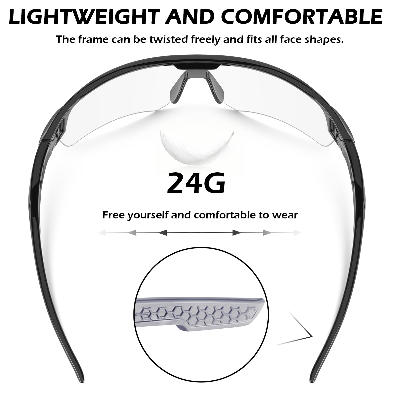 12 Pack Safety Glasses for Men Women (12 Count)
