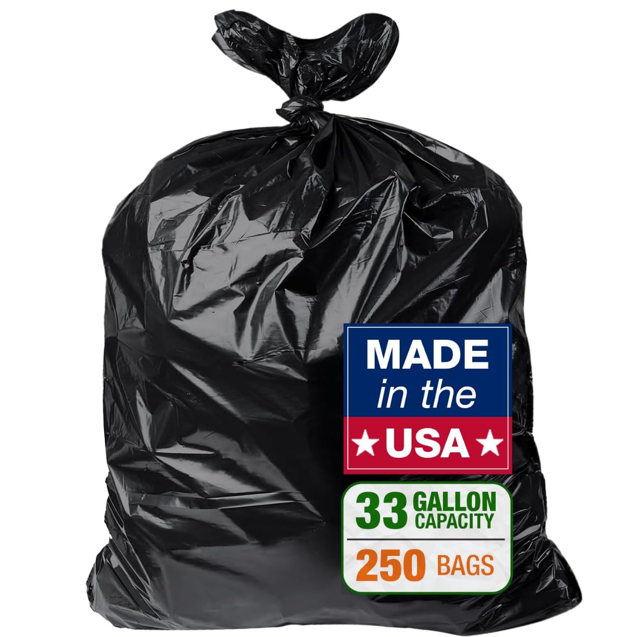 Contractor Trash Bags 33 Gallon (250 Count)