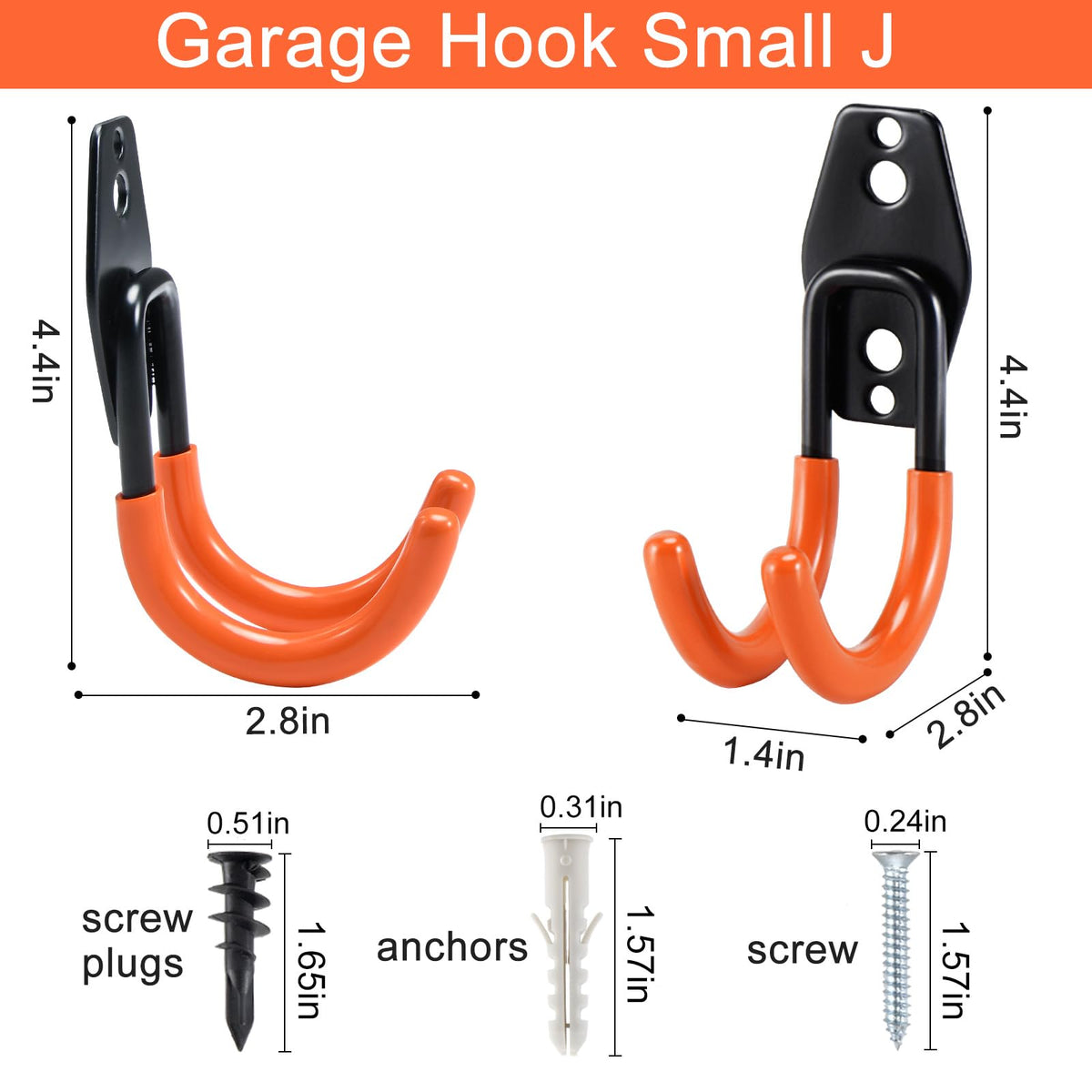 Garage Hooks Heavy Duty (10 Count)