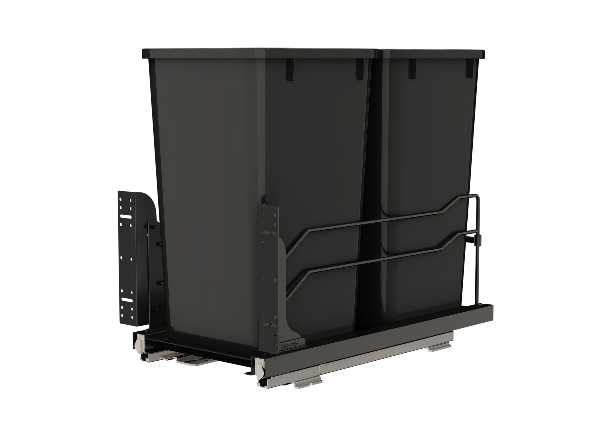 Double Pullout Trash Can w