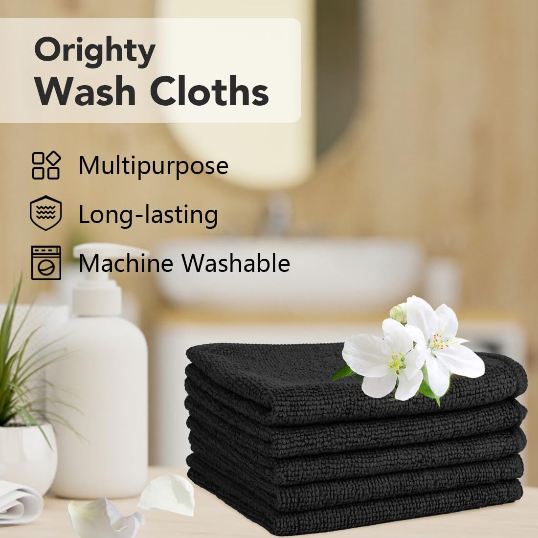 Washcloths Bulk (200 Count)