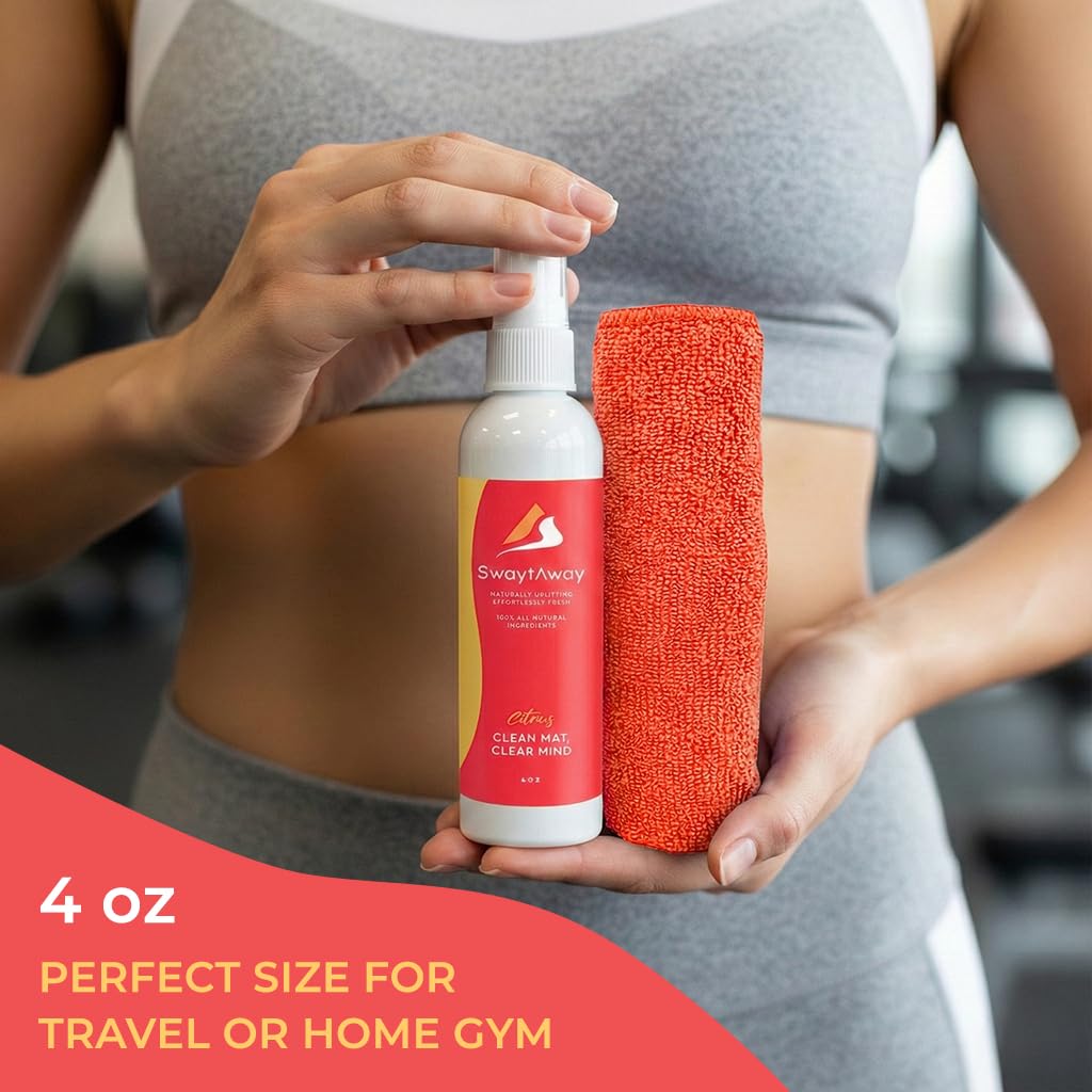 SwaytAway Fitness Mat Mist with Towel