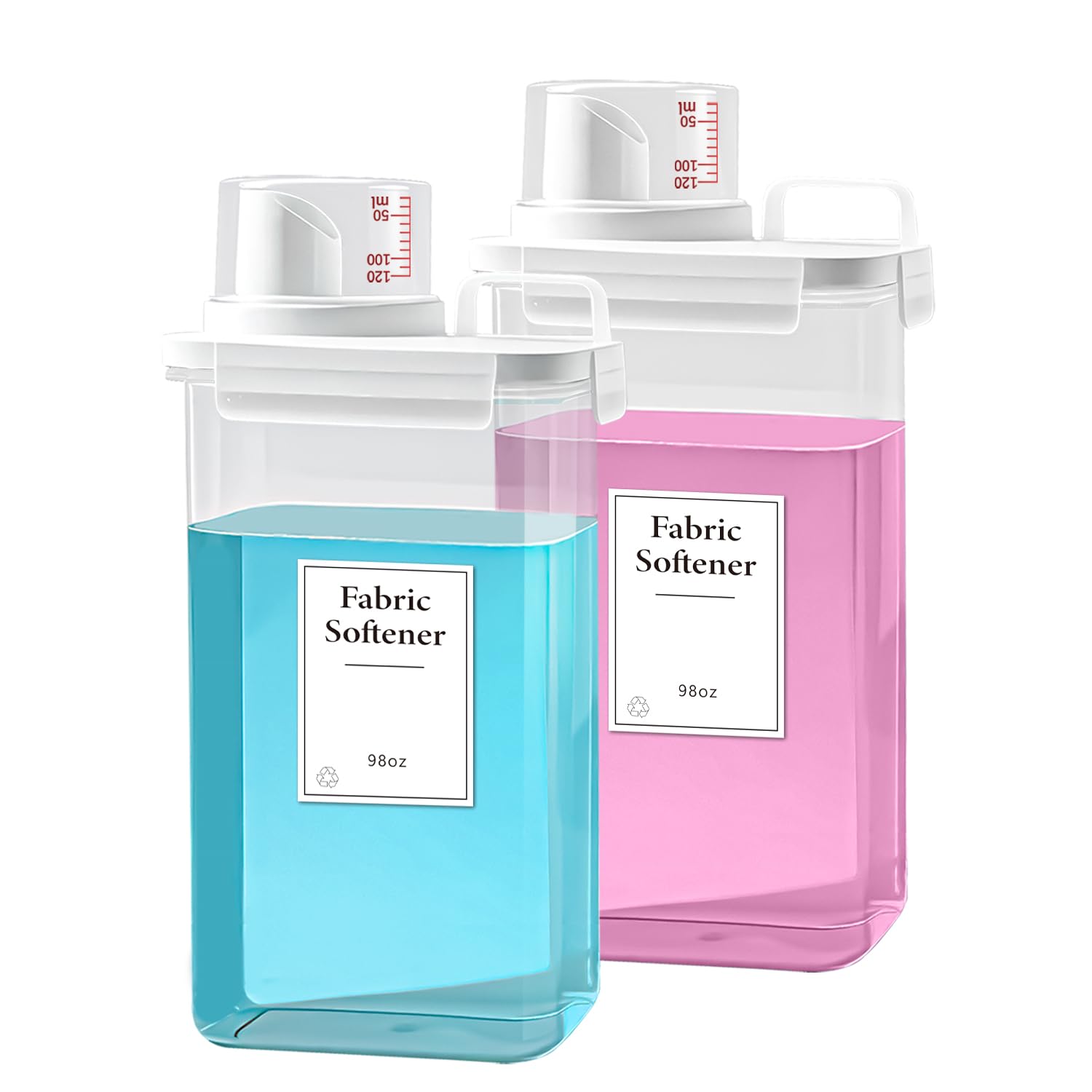 2 Pack Laundry Detergent Dispenser (196 Fl Oz)