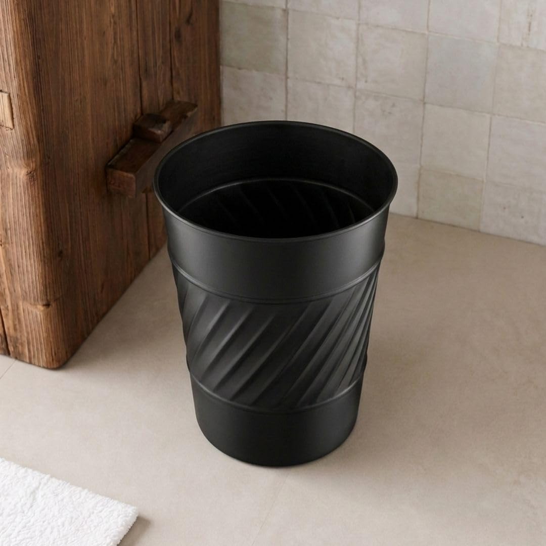 Metal Bathroom Trash Can