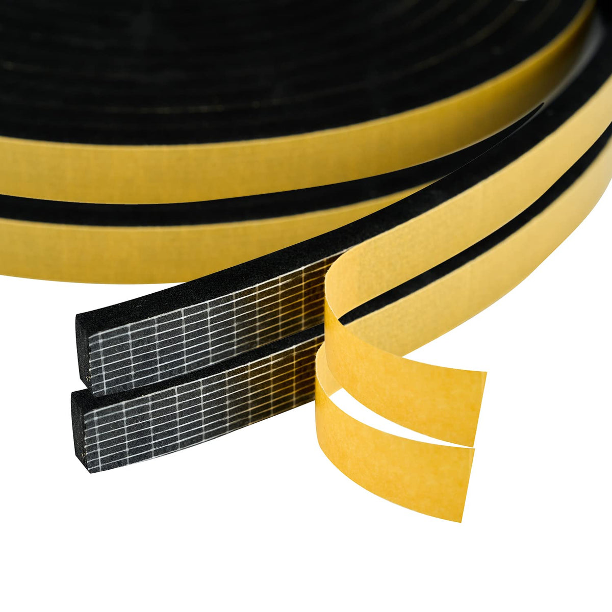 High Density Foam Weather Stripping Door Seal Strip Insulation Tape Roll for Insulating Door Frame
