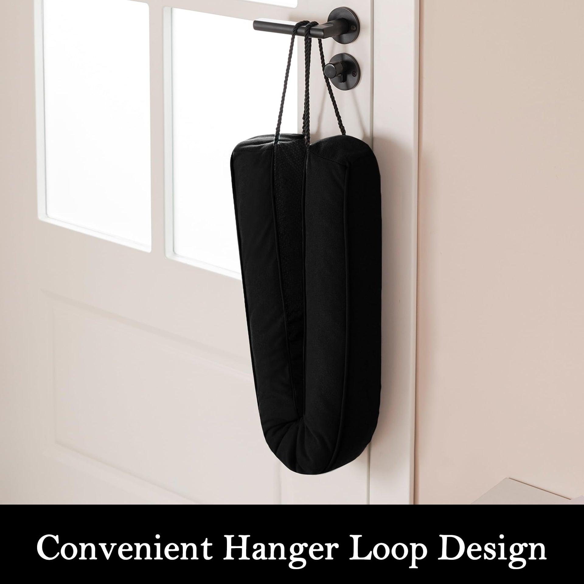 Door Draft Stopper with Removable Washable Cover