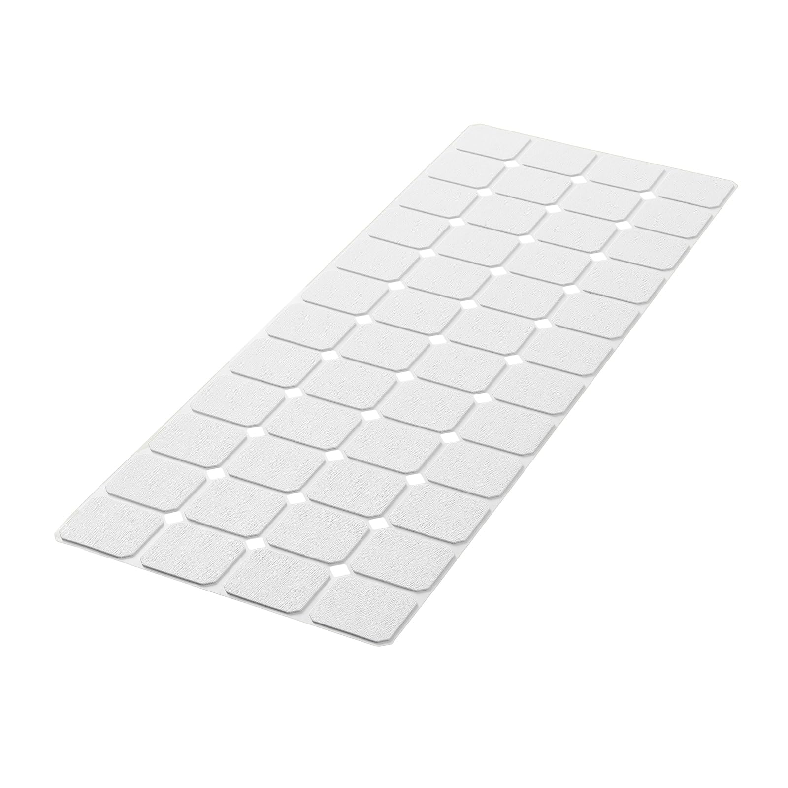 Bathtub Mat Non Slip Silicone Foldable Extra Long Tub Mat Strong Suction Cups & Large Drain Holes