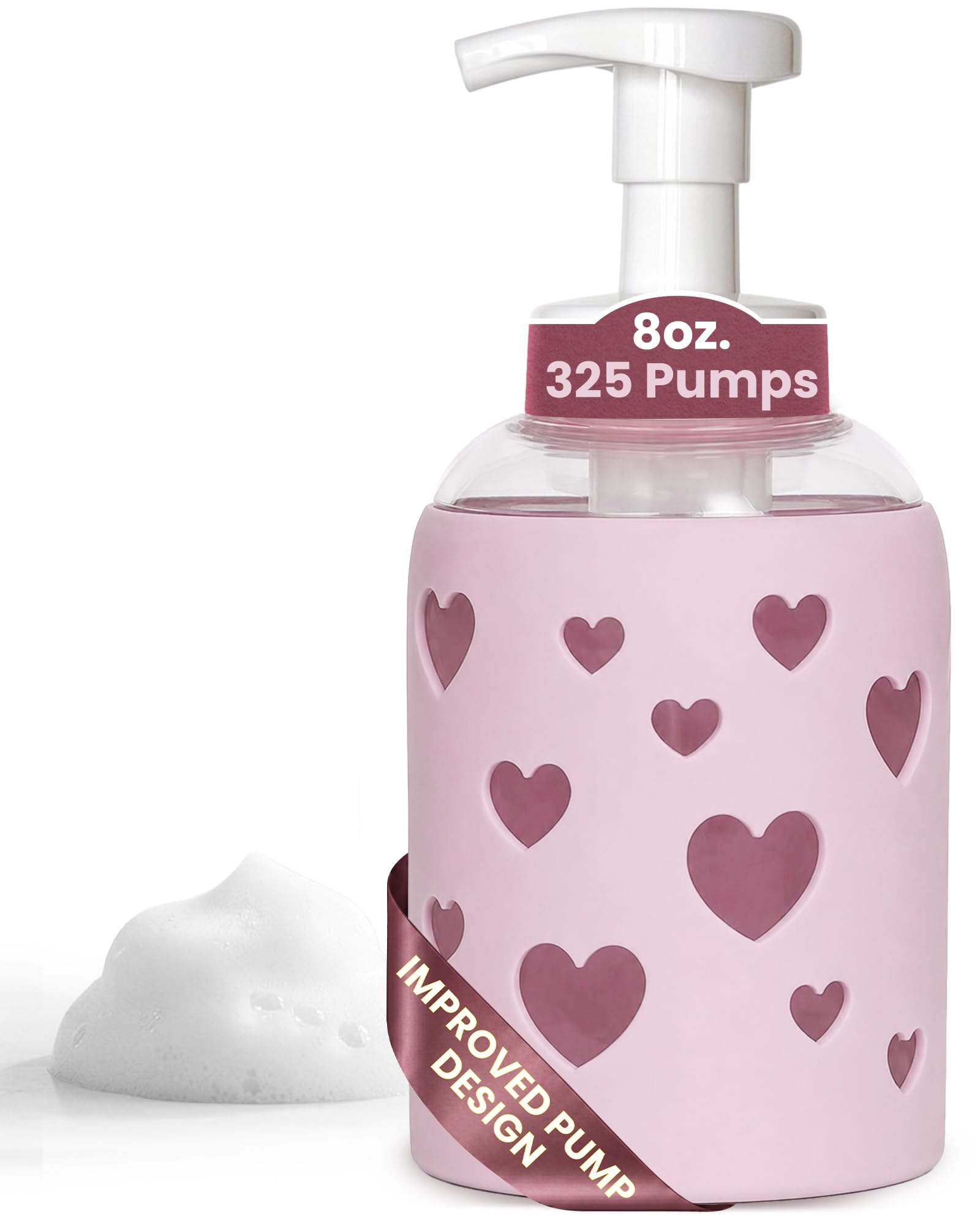 Foaming Hand Soap Dispenser Glass