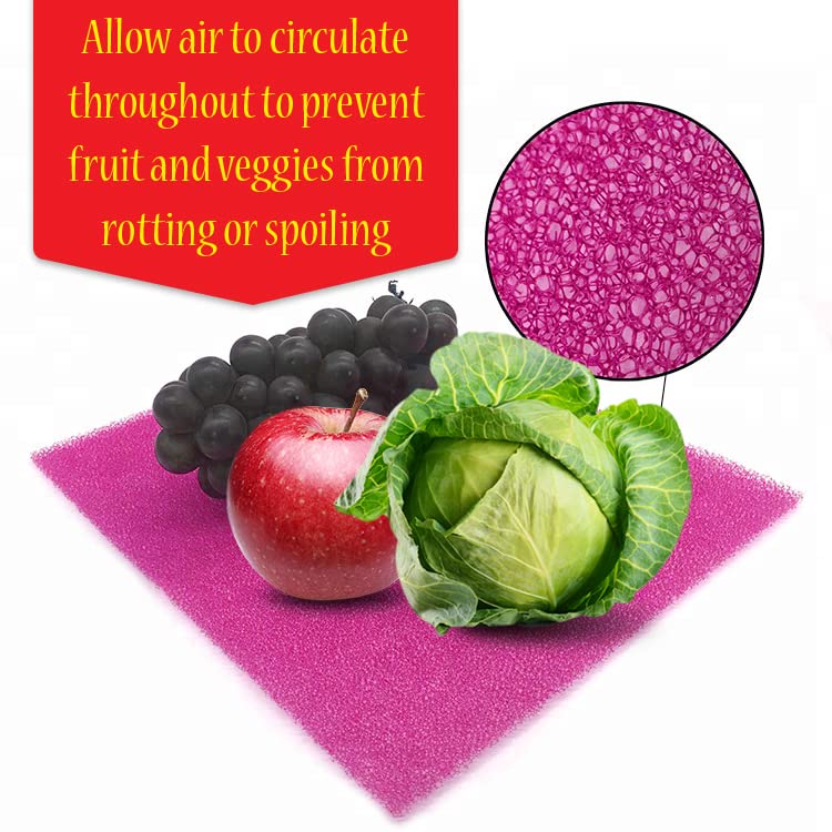 Fruit & Veggie Life Extender Liner for Fridge Refrigerator Drawers (5 Sq Ft)
