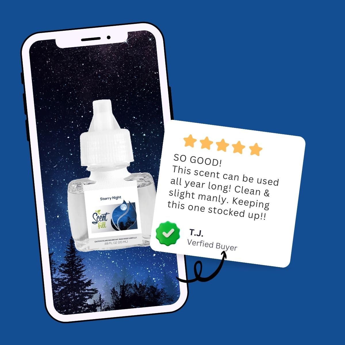 Starry Night Plug in Air Freshener (2.04 Fl Oz)