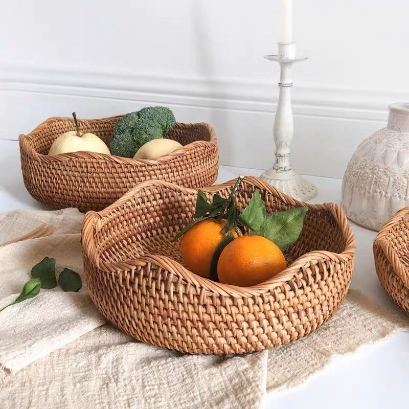 Rattan Bread Basket (3 Count)