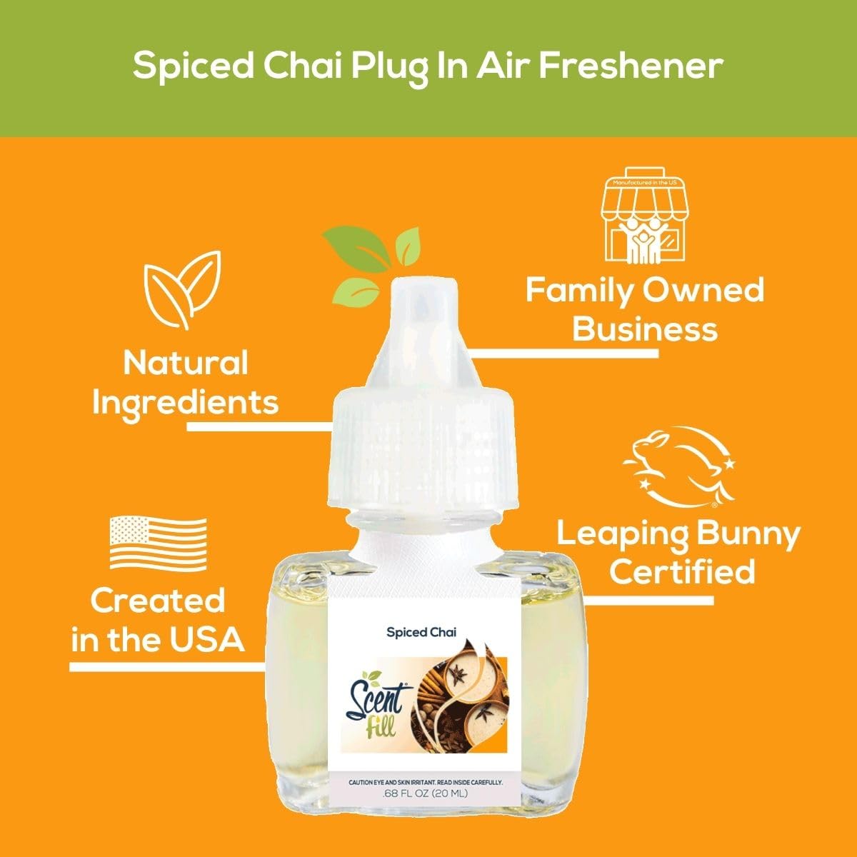 Spiced Chai Plug in Air Freshener (2.72 Fl Oz)