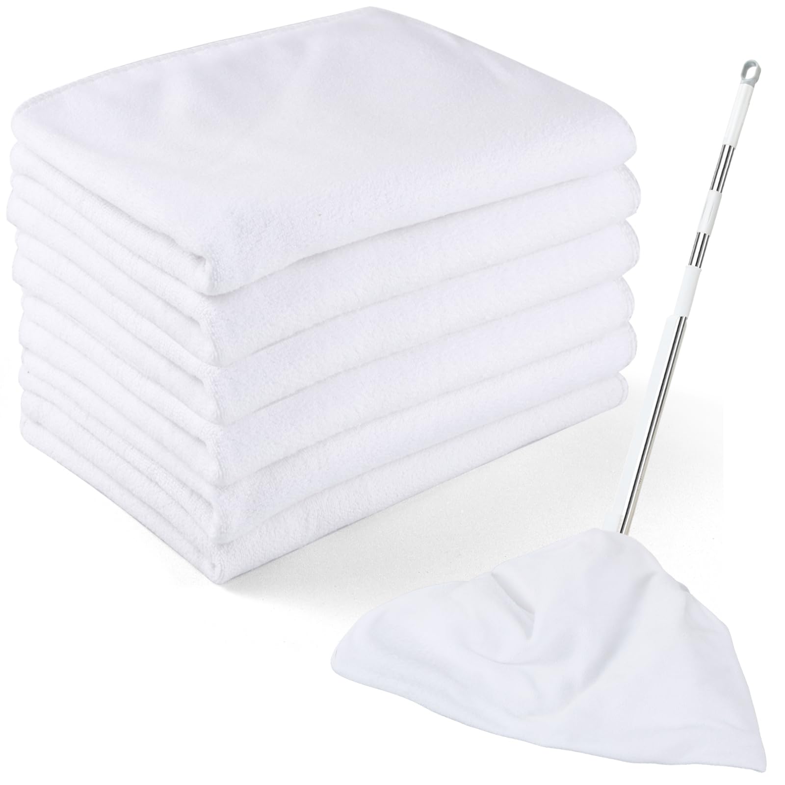 6 Pack Extra Large Microfiber Cleaning Cloths 20"x30" (4 Count)
