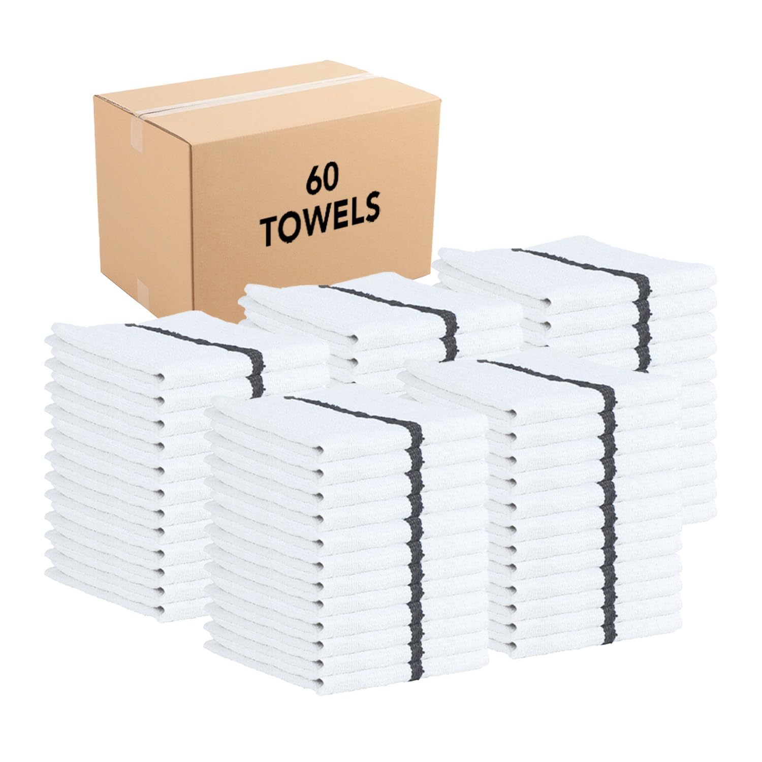 Arkwright Bar Mop Towels Bulk (60 Count)