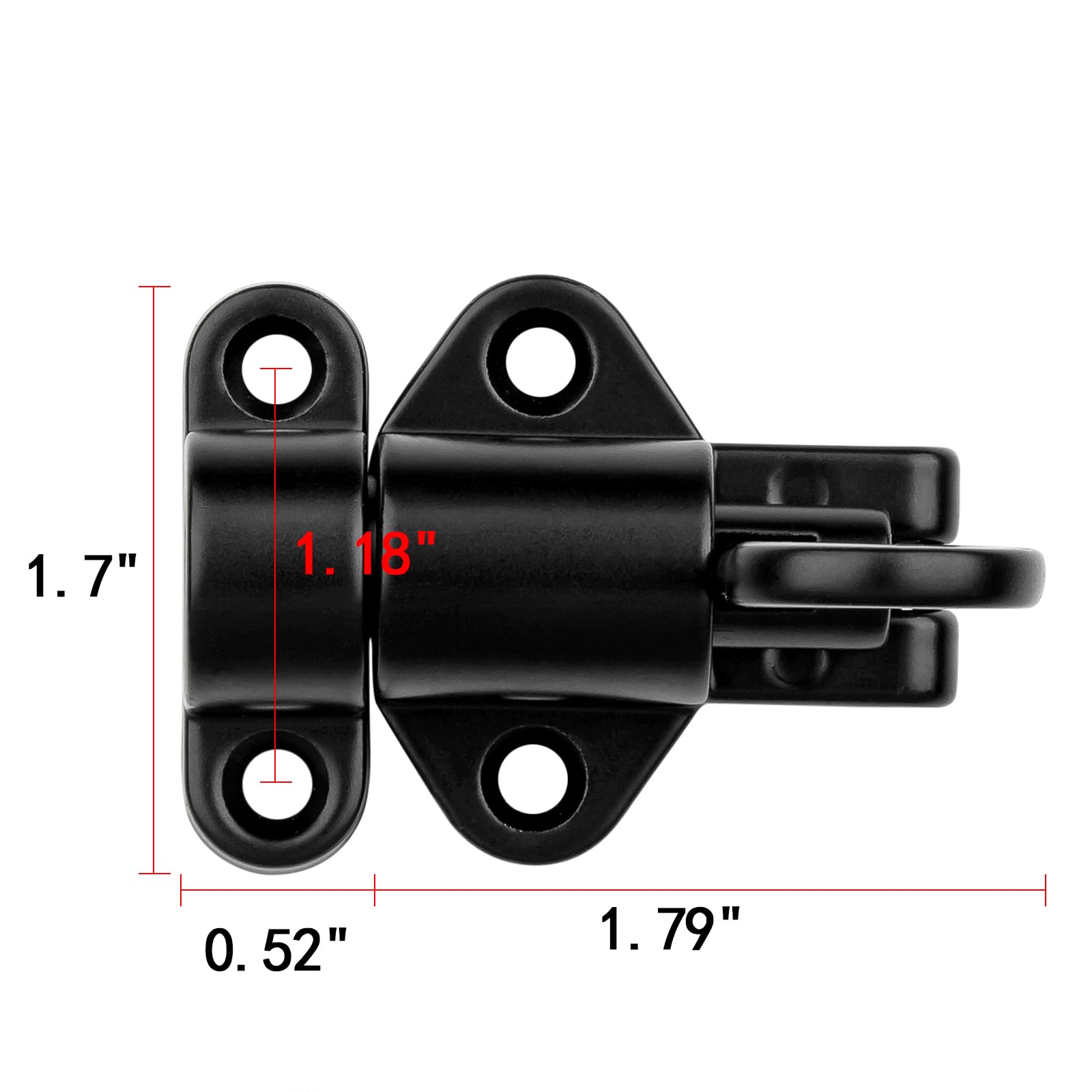 2 Packs Black Self