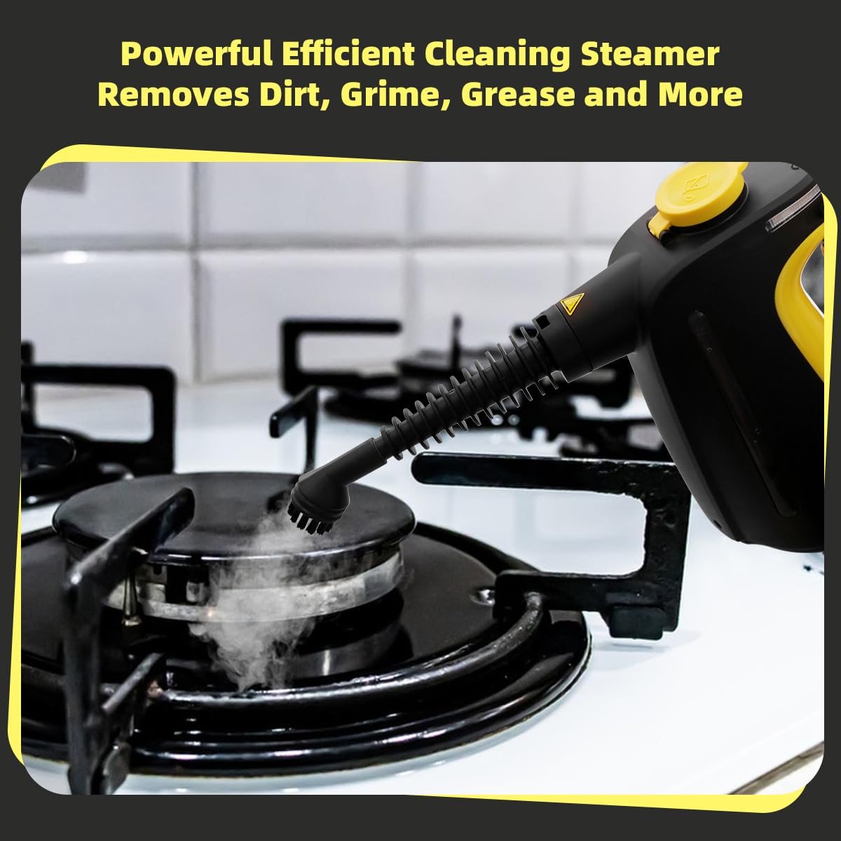 Handheld Steam Cleaner with 9 pcs Accessories 530ml for Cleaning Home