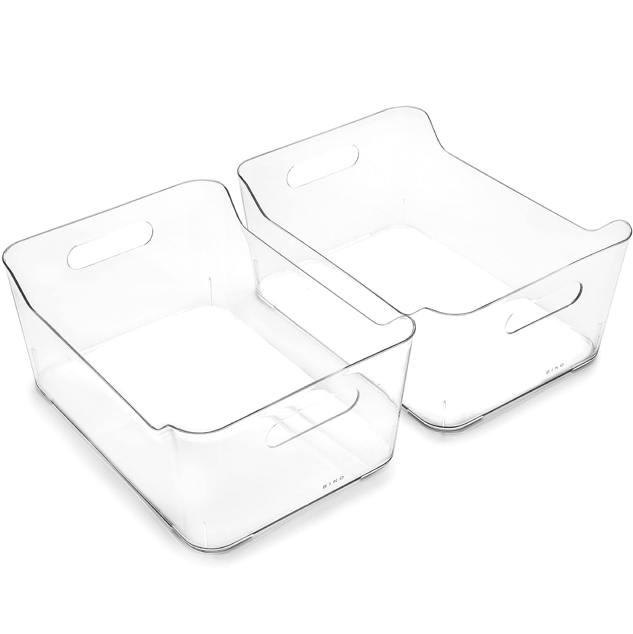 Plastic Storage Bins (2 Count)