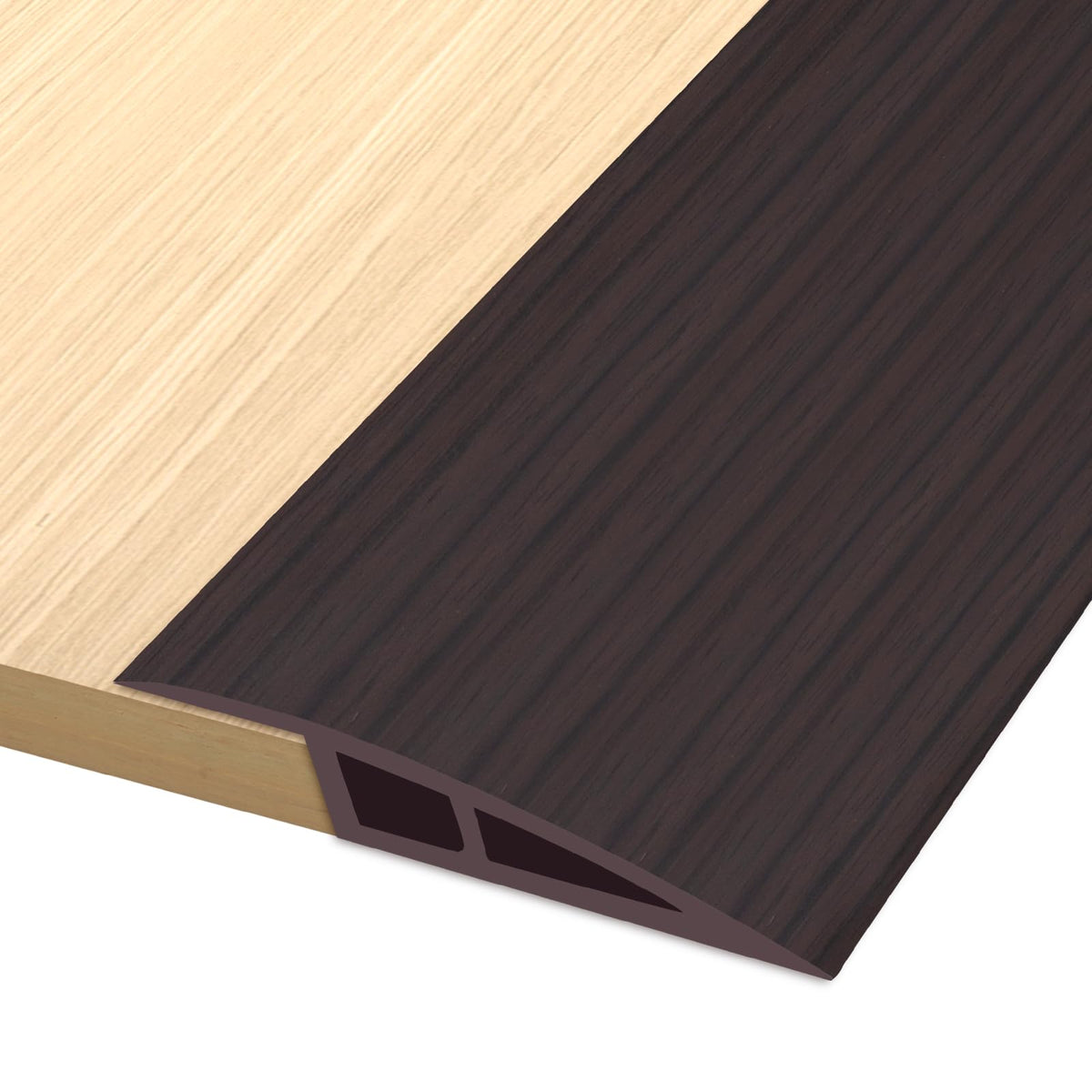 Vinyl Door Threshold Flooring Transition Strip Self Adhesive Carpet Edging Strip for Laminate Doorway Edge Threshold from 3 (10 Foot)