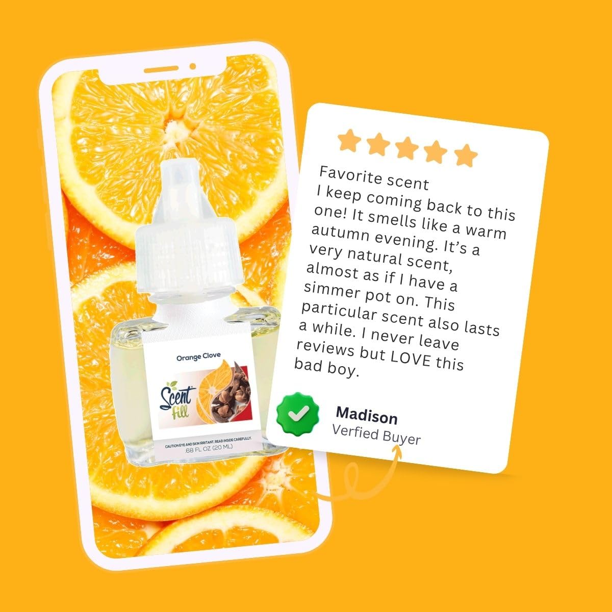 Orange Slice Plug in Air Freshener (2.72 Ounce)