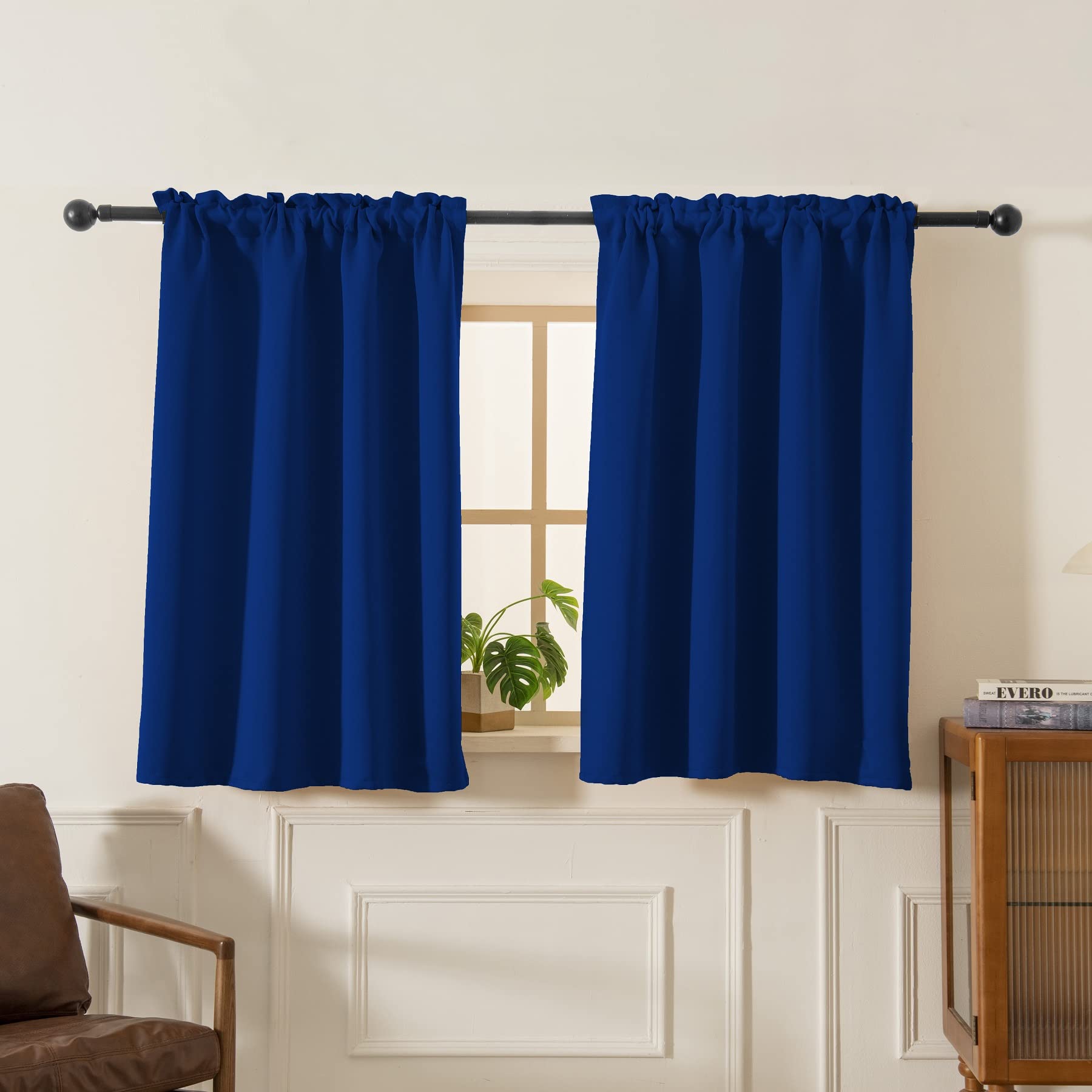 Blackout Curtains 45 Inches Long 2 Panels (2 Count)