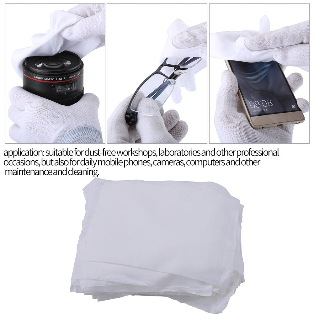 100Pcs Bag Microfiber Dusting Cloth Dust (100 Count)