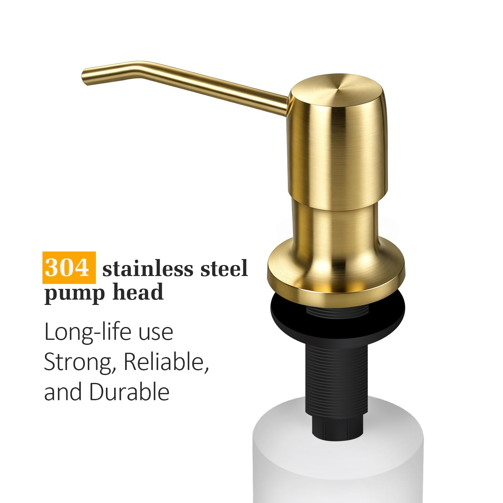 Soap Dispenser for Kitchen Sink (2 Count)