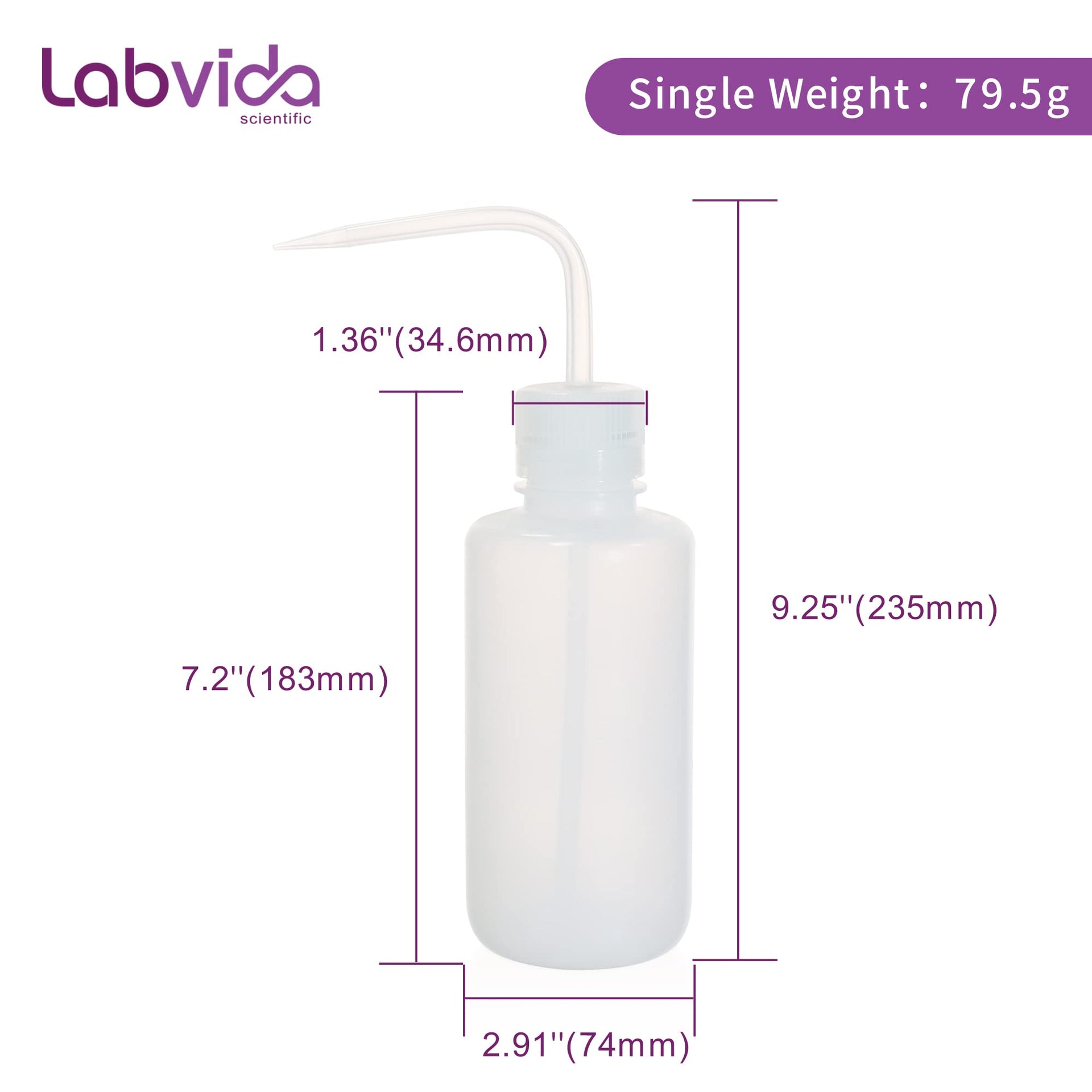 2pcs New Released Thick Wall 500ml 17OZ Squeeze Bottle Set (2 Count)