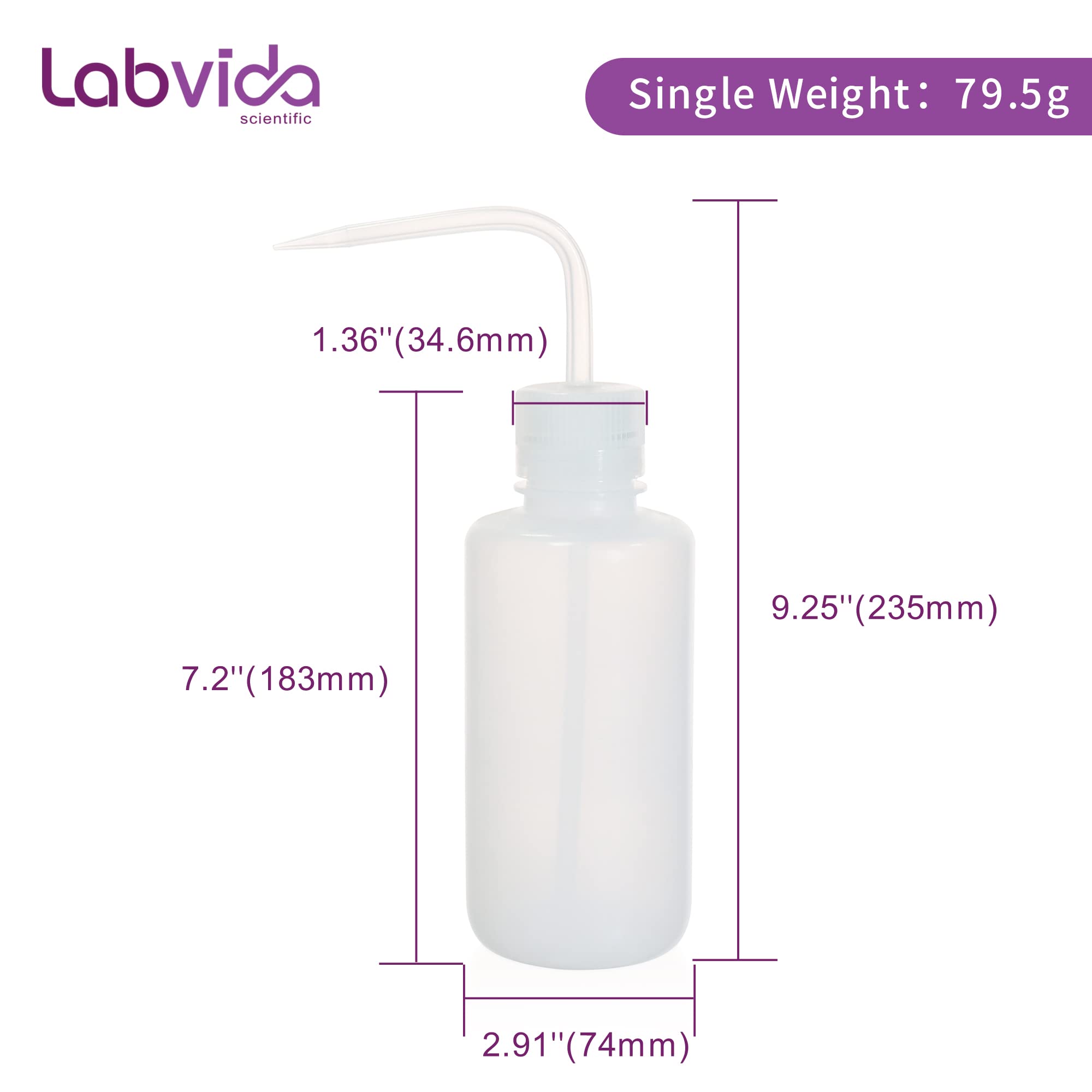 2pcs New Released Thick Wall 500ml 17OZ Squeeze Bottle Set (2 Count)