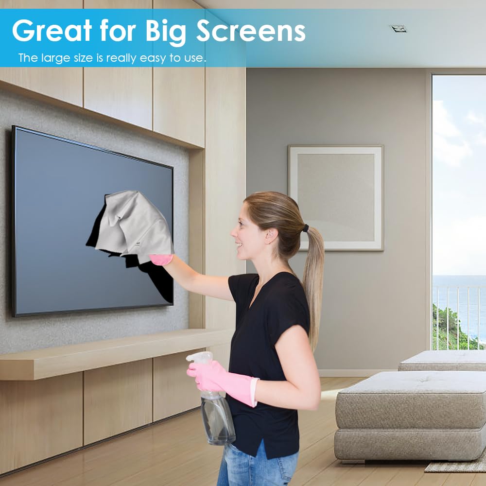 6PCS Large Eyeglass Cleaning Cloths