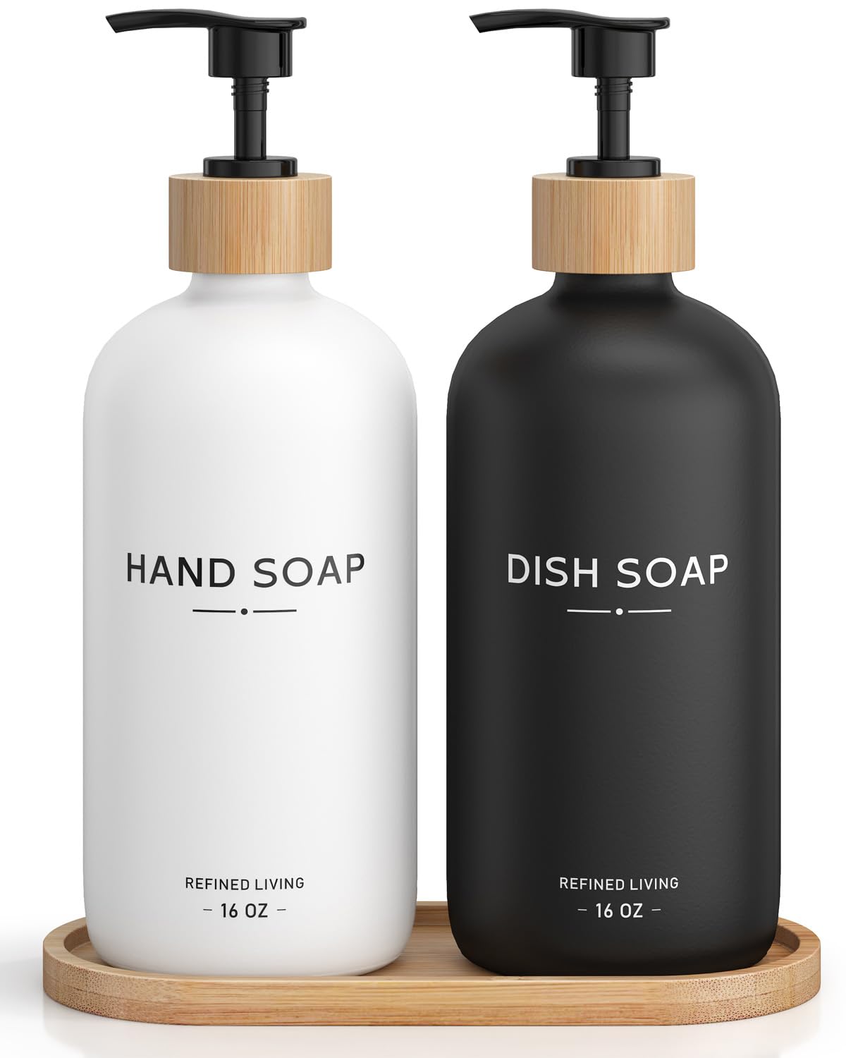 Hand and Dish Soap Dispenser Set (2 Count)