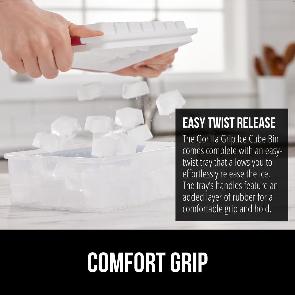 BPA Free Easy Release Ice Cube Tray for Freezer