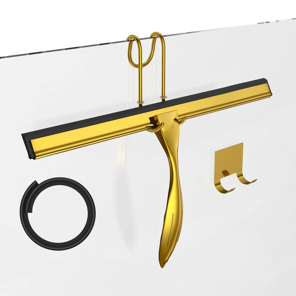 14 Inches Stainless Steel Shower Squeegee Set