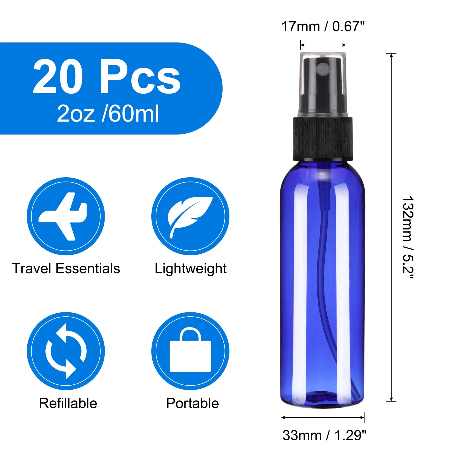 20 Pack Spray Bottles