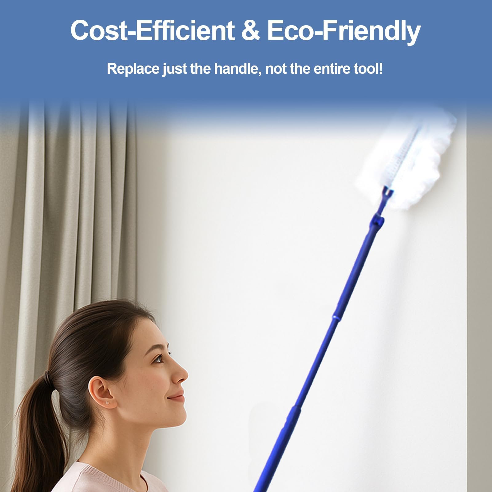 Replacement Handles Compatible with Swiffer Duster Refill (3 Count)