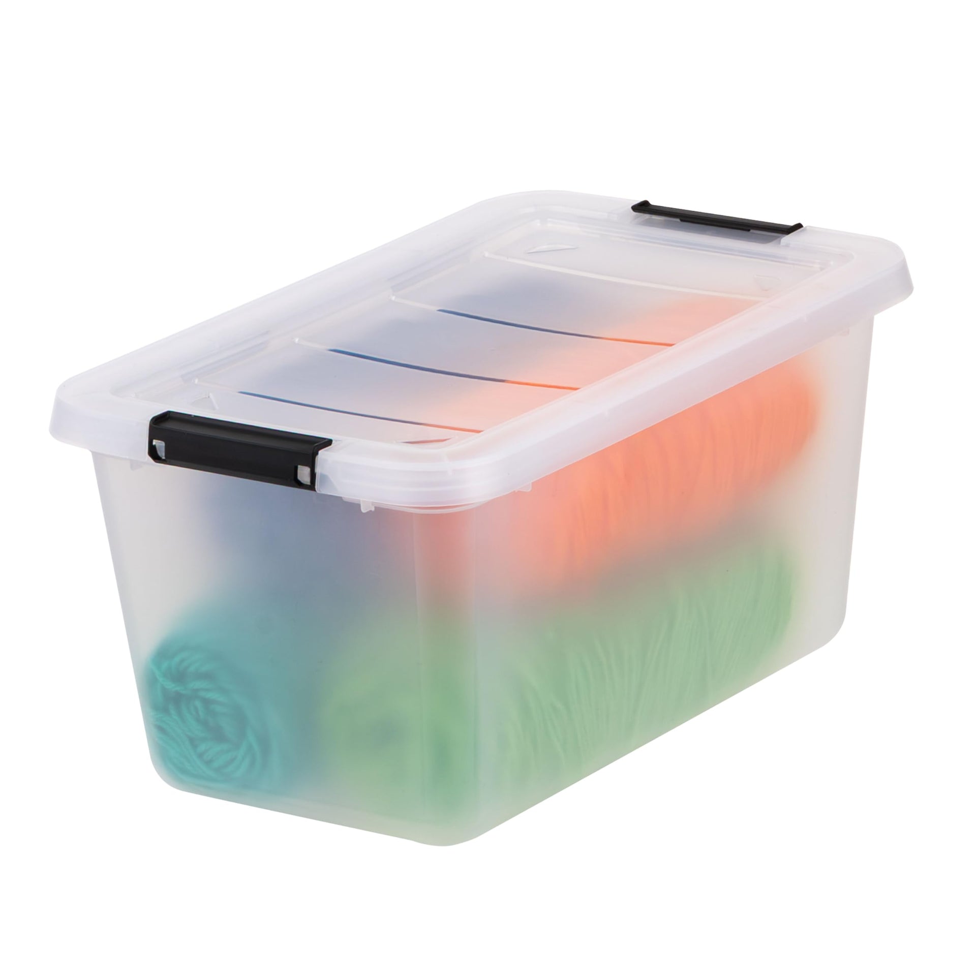 6 Pack 13.5 Quart Clip Box with Latching Lid (6 Count)