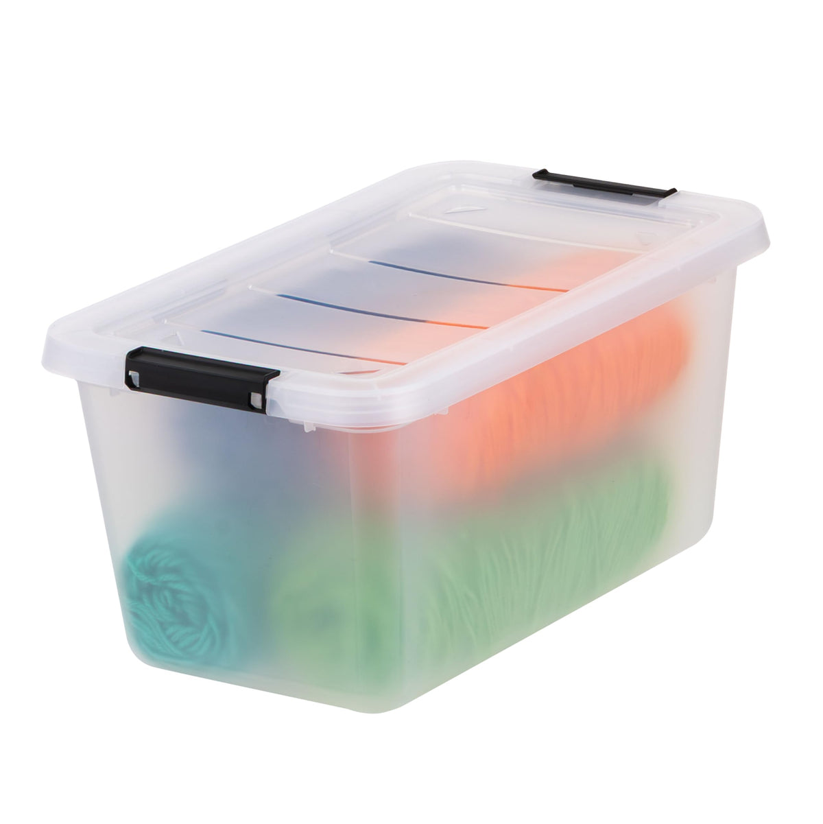 6 Pack 13.5 Quart Clip Box with Latching Lid (6 Count)