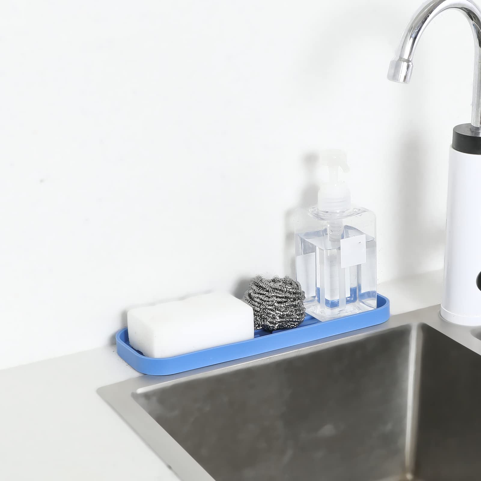 Silicone Kitchen Sink Organizer Tray for Multiple Usage