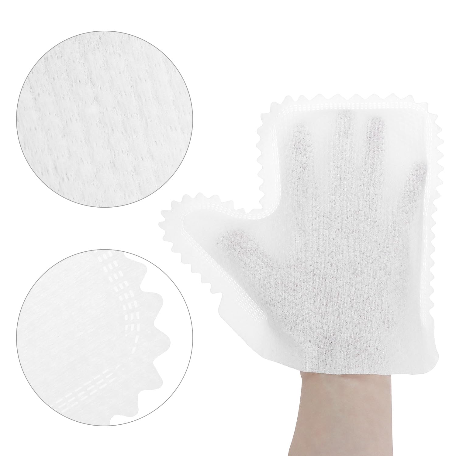 White Microfiber Dusting Gloves (60 Count)