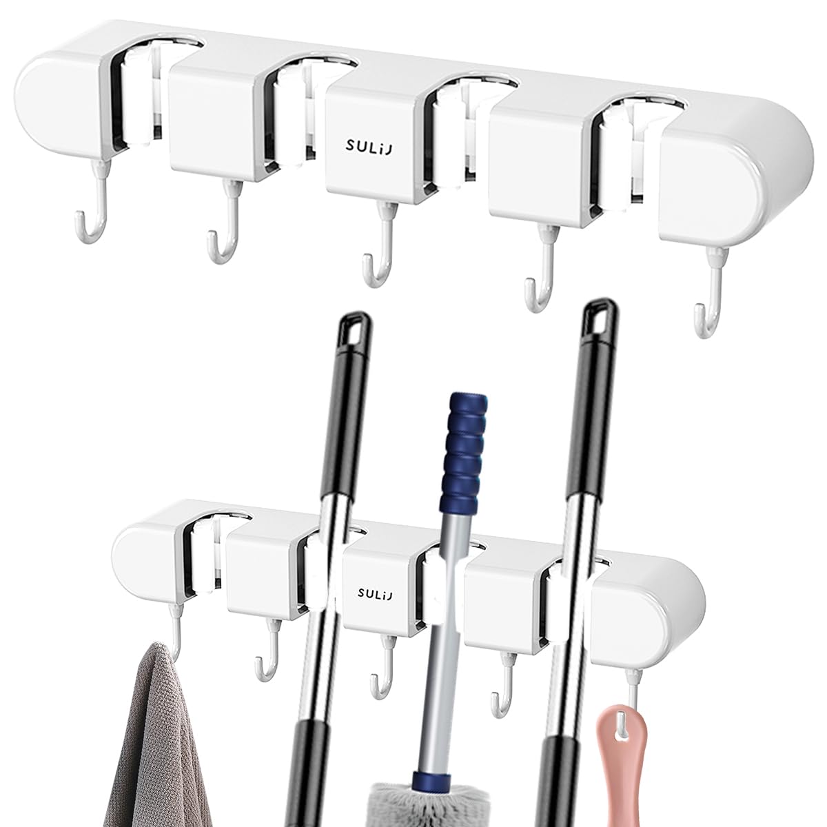 Broom Holder Wall Mount