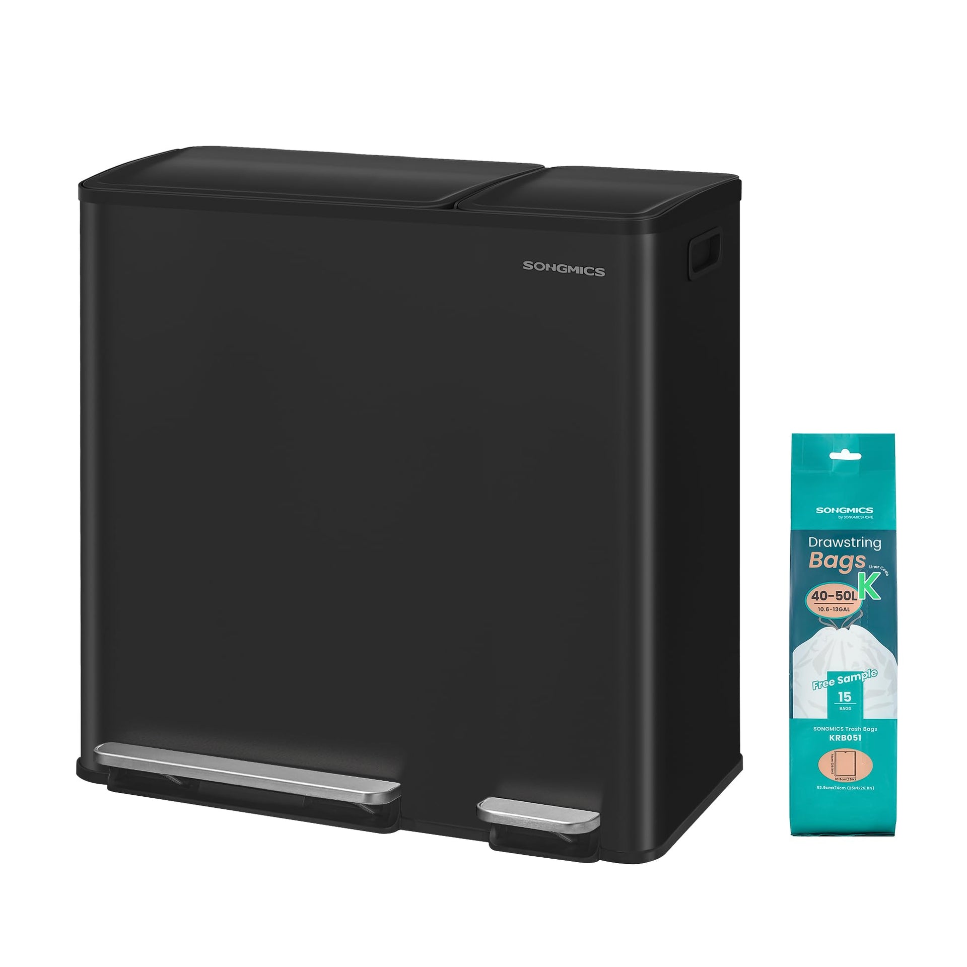 Kitchen Dual Trash Can